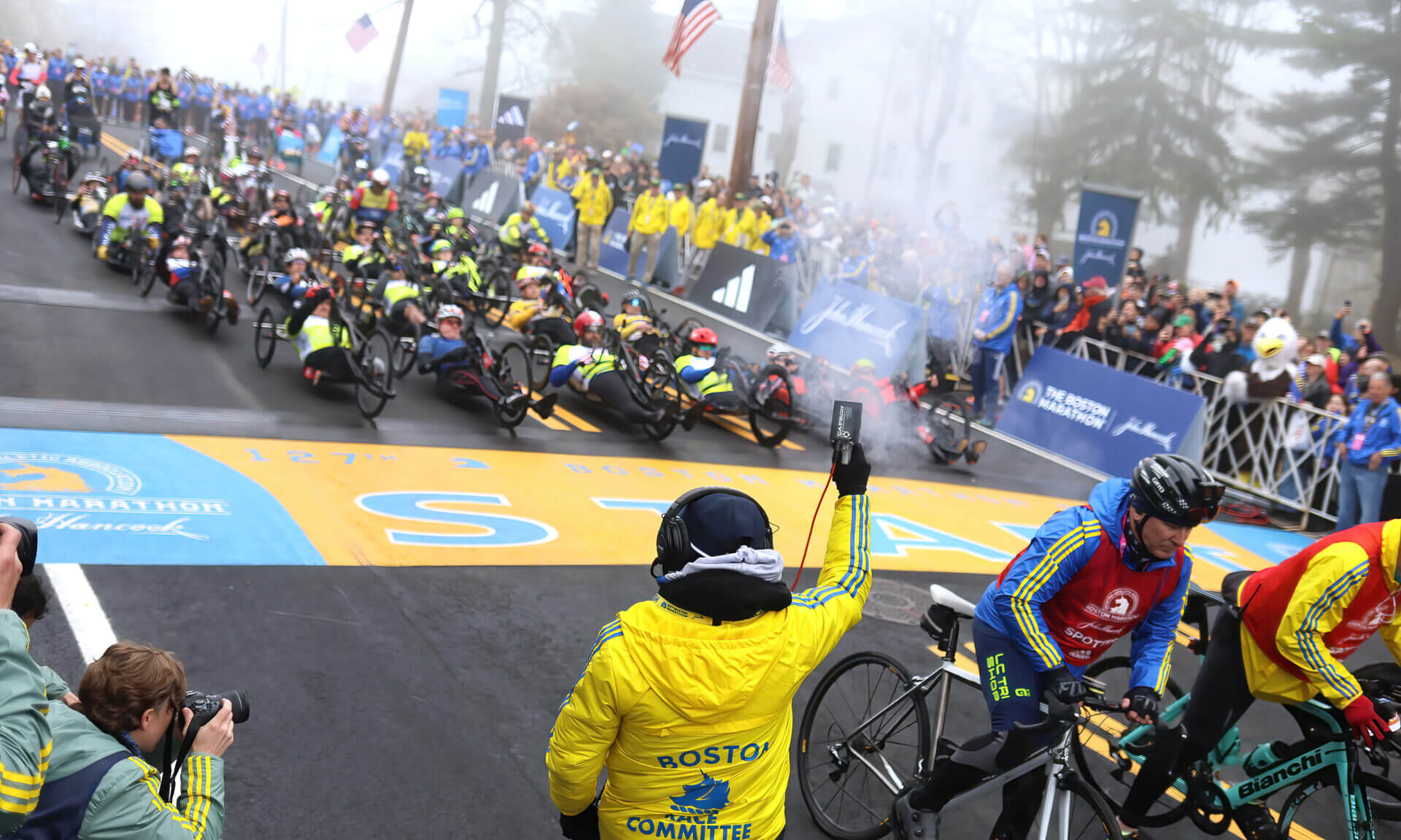 Boston Marathon Start Line